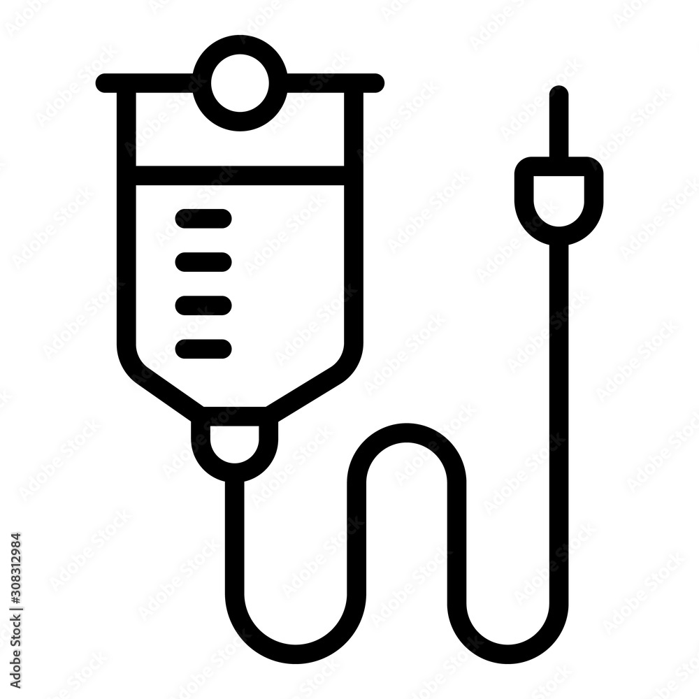 Blood package icon. Outline blood package vector icon for web design isolated on white background Blood package icon. Outline blood package vector icon for web design isolated on white background