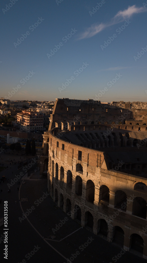 Roman Colosseum Colosseo Italy Empire Arena Ancient History