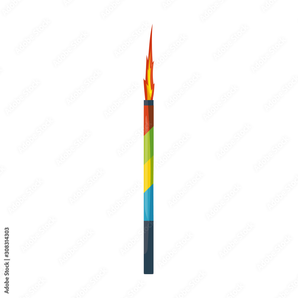 Firecracker vector icon.Cartoon vector icon isolated on white background firecracker . Firecracker vector icon.Cartoon vector icon isolated on white background firecracker .