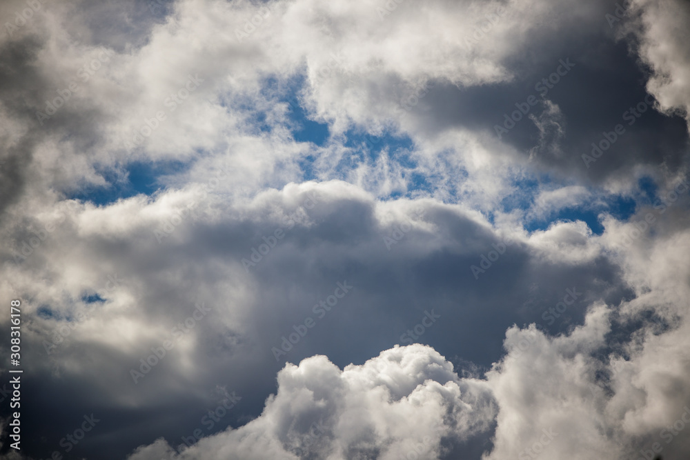 Fototapeta premium blue sky with clouds