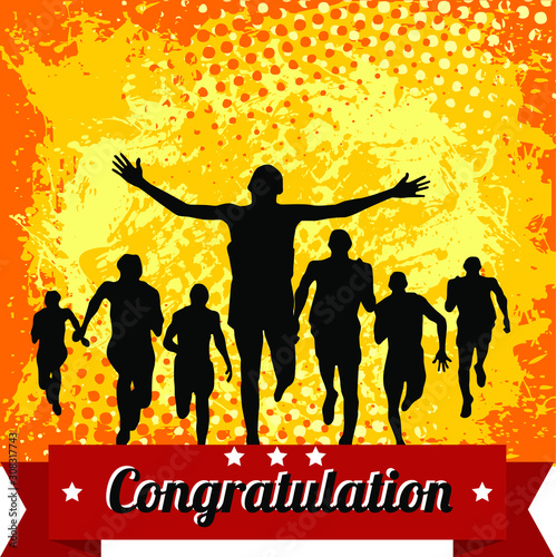 athletes ran marathons