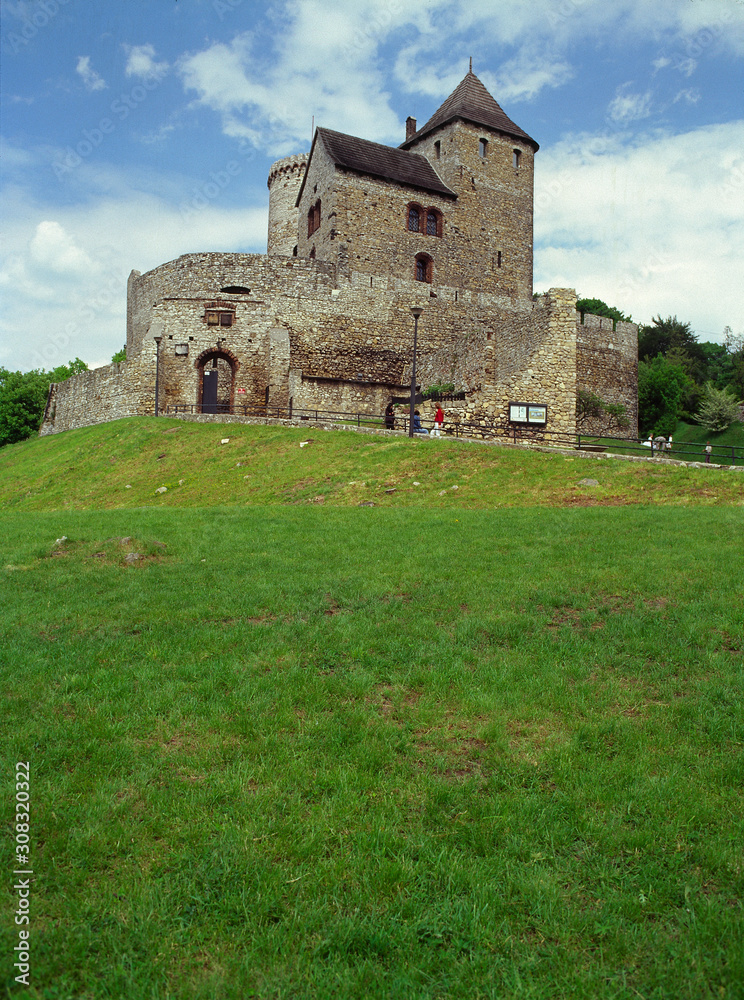 Bedzin, slaskie region, Poland - August 2010: castle in Bedzin