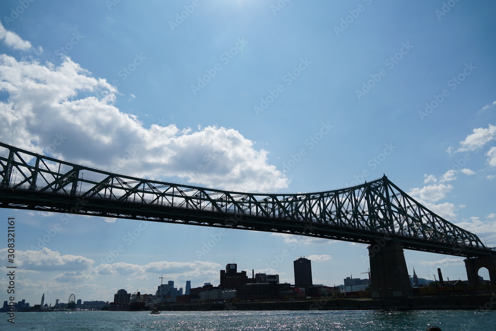 Fototapeta premium Montreal ( View from St Lawrence river)