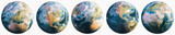 Planet Earth continental cartography