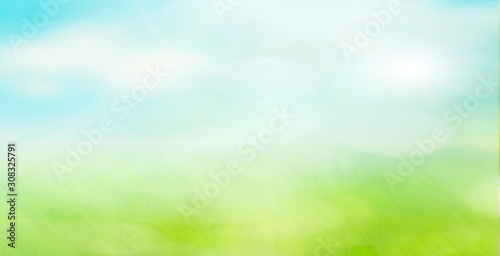Abstract blur spring background