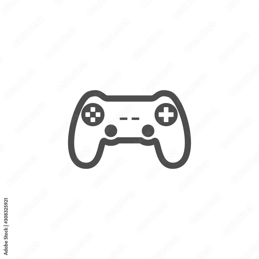 Modern Game controller icon. Joystick, Gamepad, Game Console for perfect  mobile and web application UI design. Illustration Stock | Adobe Stock