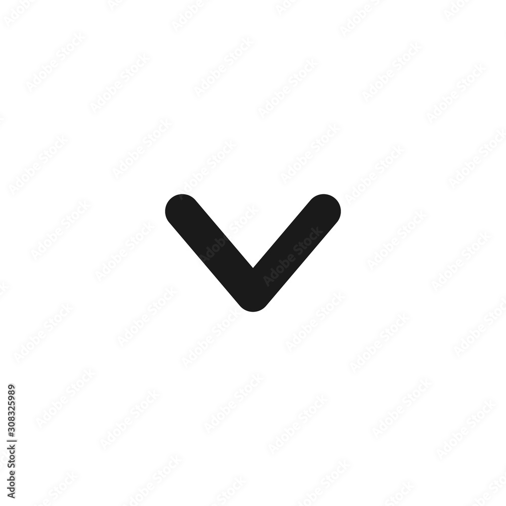Down Arrow icon. Decrease, Download, or Scroll Down symbol. Down Arrow icon. Decrease, Download, or Scroll Down symbol.