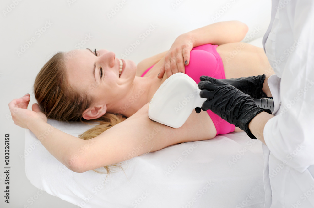 procedure of laser epilation of armpits, beauty and health procedure of laser epilation of armpits, beauty and health