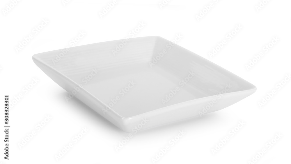 white plate isolated on white background white plate isolated on white background