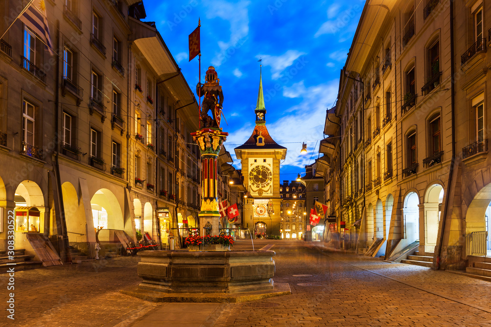 Zytglogge tower in Bern, Switzerland