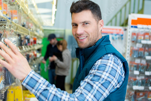 portrait of man in diy store