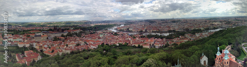 panoramic scene of Prague in the sommer.j © Tor Gilje