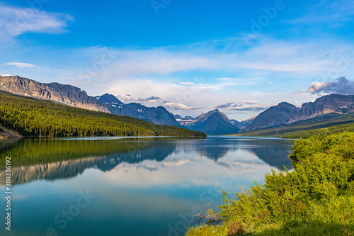 Lake Sherburne Glacier National Park photo