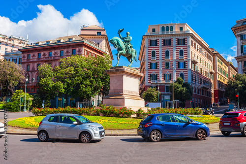 Piazza Corvetto square in Genoa © saiko3p