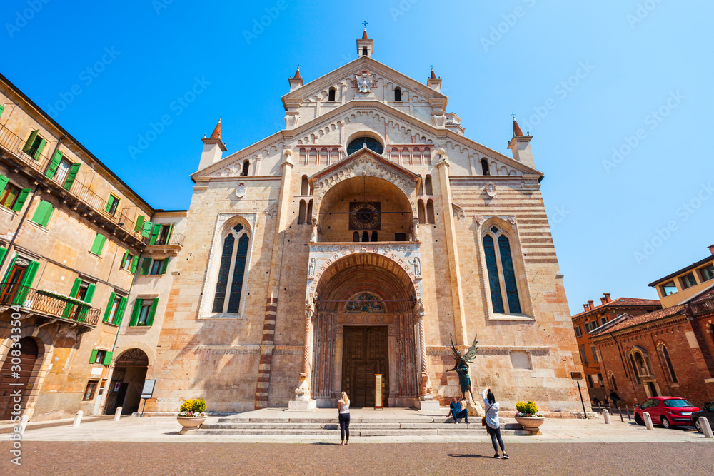 Verona Cathedral or Duomo, Italy