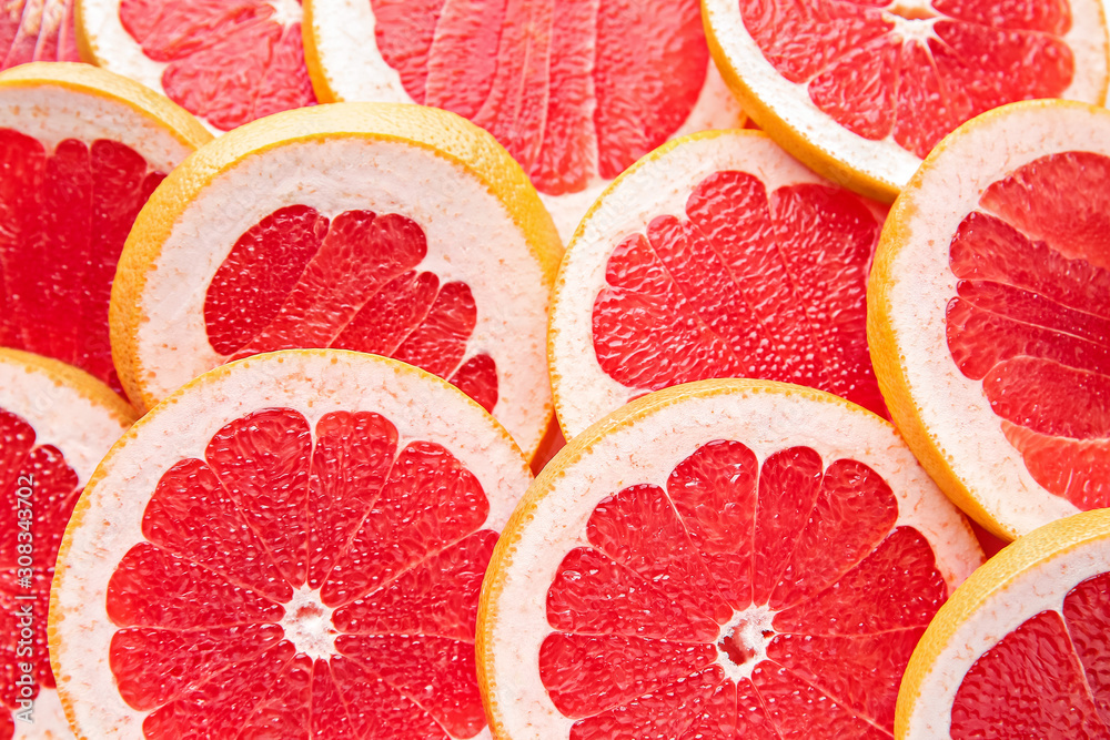 Fresh cut grapefruit as background Fresh cut grapefruit as background