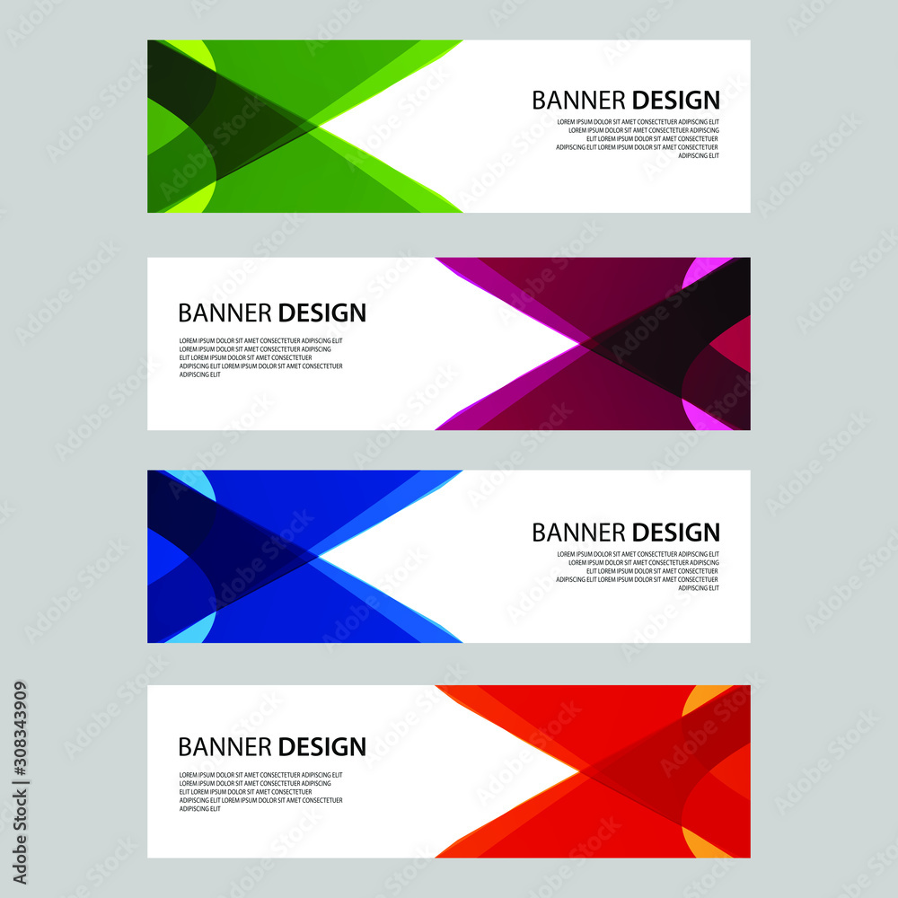 Vector Abstract design banner web template