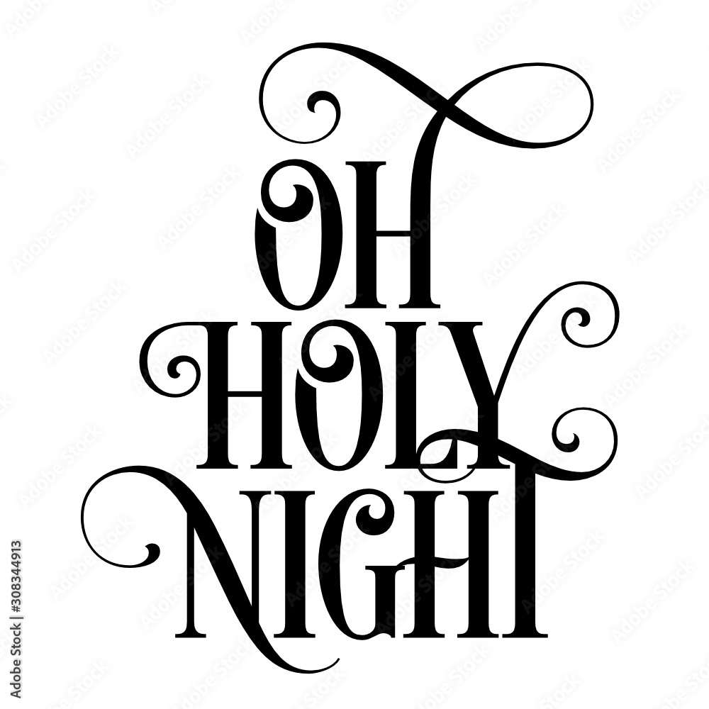 Oh Holy Night SVG, Nativity Scene SVG