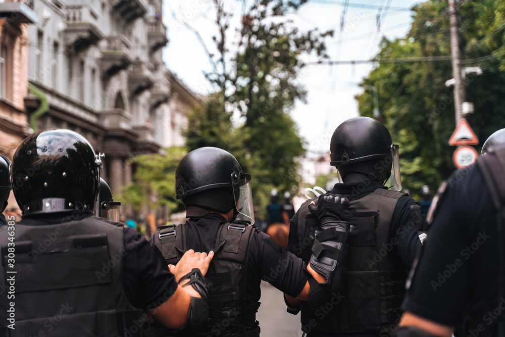 Police force to maintain order in the area during the rally Police force to maintain order in the area during the rally