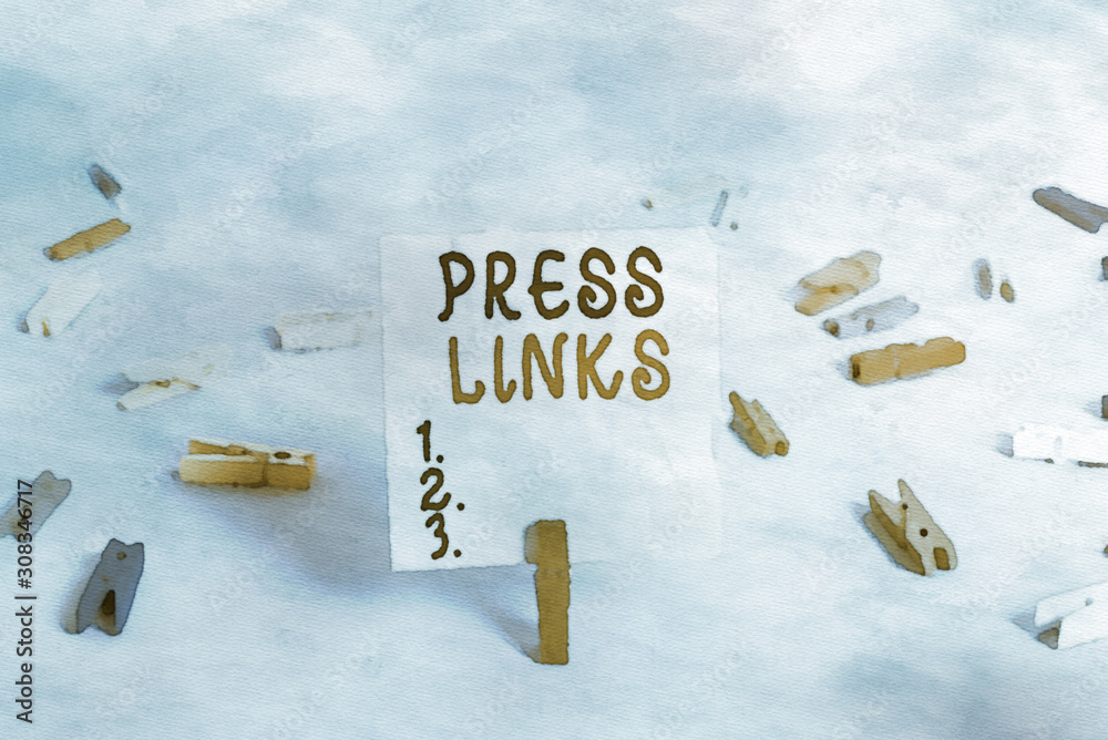 Handwriting text Press Links. Conceptual photo intended to analysisipulate a site s is ranking in Google search Colored clothespin rectangle square shaped paper light blue background Handwriting text Press Links. Conceptual photo intended to analysisipulate a site s is ranking in Google search Colored clothespin rectangle square shaped paper light blue background