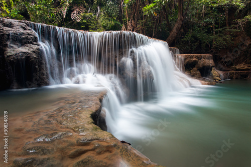 huay-mae-kamin waterfall in thailand