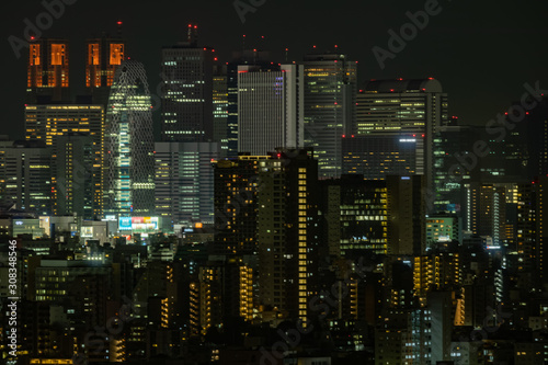 Tokyo Shinjuku area nightview