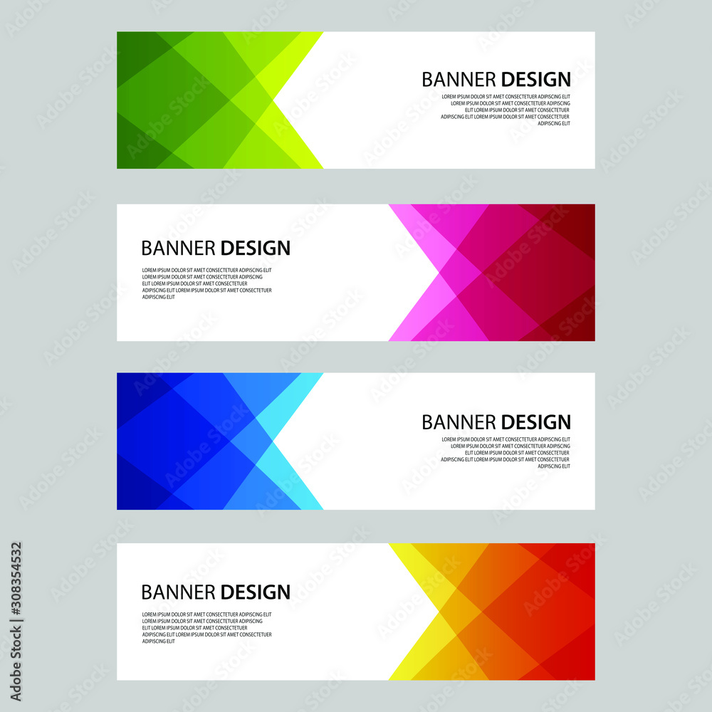 Vector Abstract design banner web template