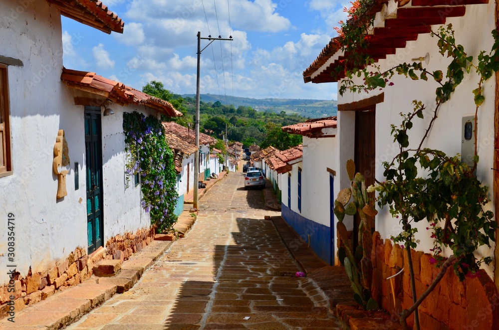 Obraz premium Barichara, hermoso pueblo de Colombia
