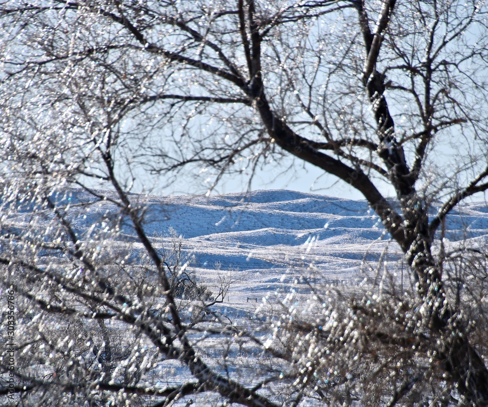 Snow Covered Sandhills of Nebraska Snow Covered Sandhills of Nebraska