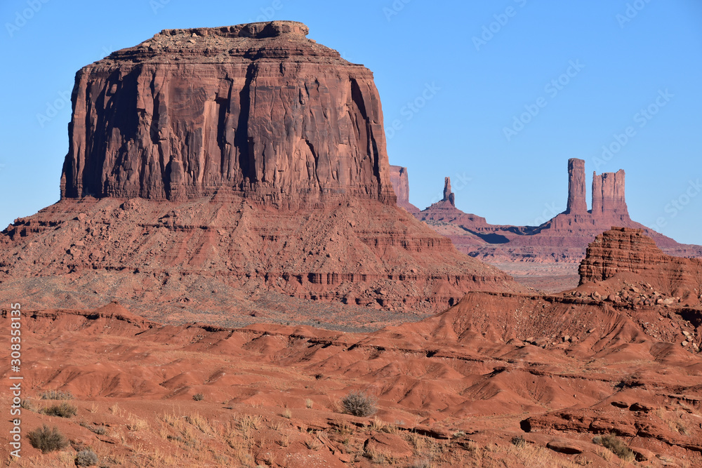 Fototapeta premium Unique landscapes in Monument Valley tribal park