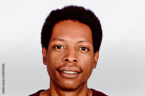 Portrait of Afro American man