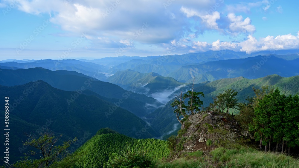 大台ヶ原山で見た幻想的な雲海の情景
