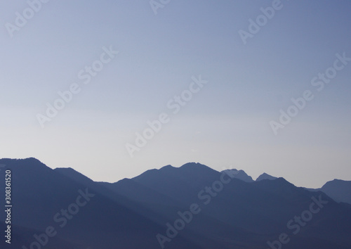 Mountain Silhouette Sunrise 