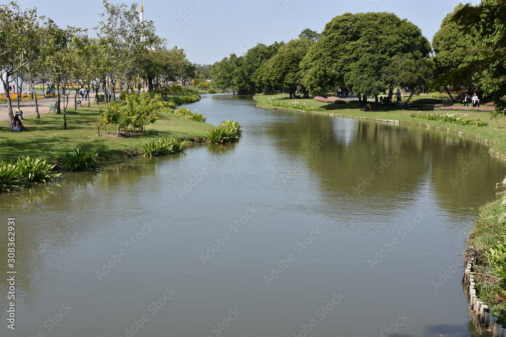 lake in the park