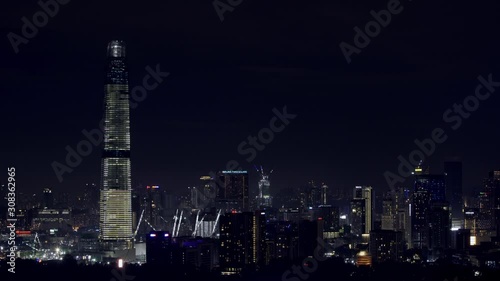 Wallpaper Mural city at night Torontodigital.ca