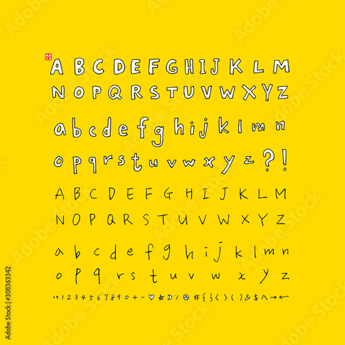 알파벳 일러스트