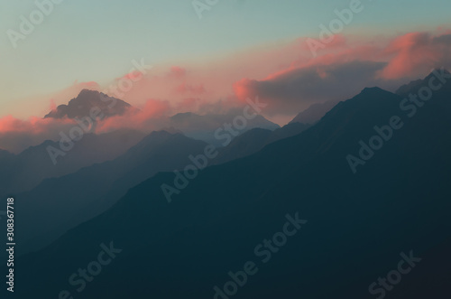 sunset in mountains © Иван Кобякин