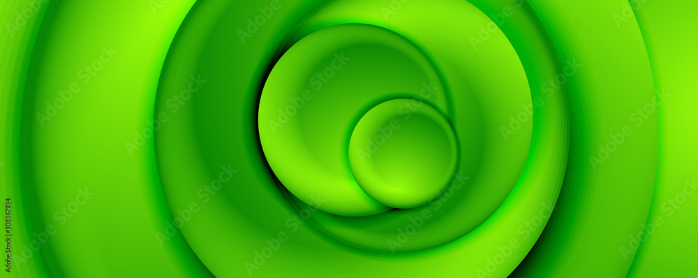 custom made wallpaper toronto digitalVector 3d style abstract swirl circles, modern techno digital trendy abstract background. Vector Illustration For Wallpaper, Banner, Background, Card, Book Illustration, landing page