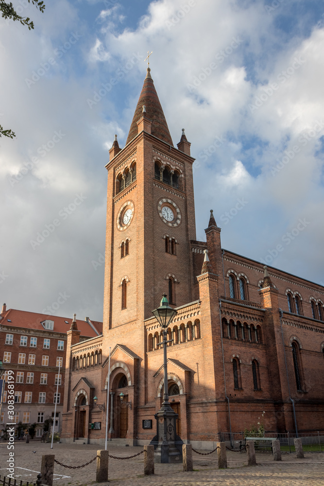 The Impressive Sankt Pauls Kirke in Copenhagen, Denmark