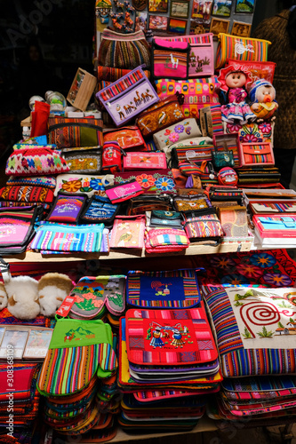 Inca colorful souvenirs