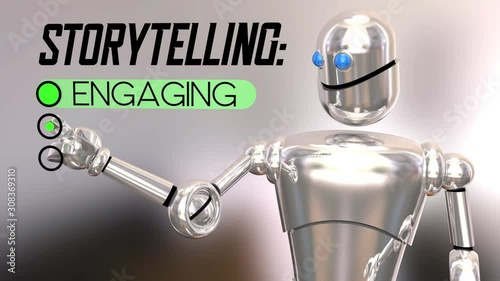  Storytelling Checklist Relevant Relatable Engaging Robot 3d Animation photo