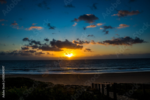 Sunrise on the beach