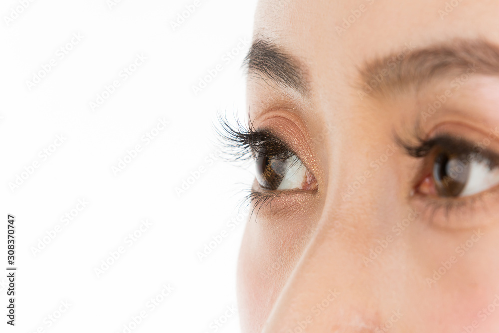 Obraz premium まつげのクローズアップ