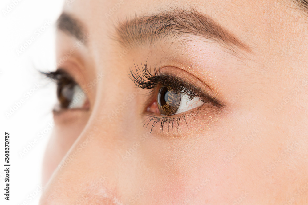 Obraz premium まつげのクローズアップ