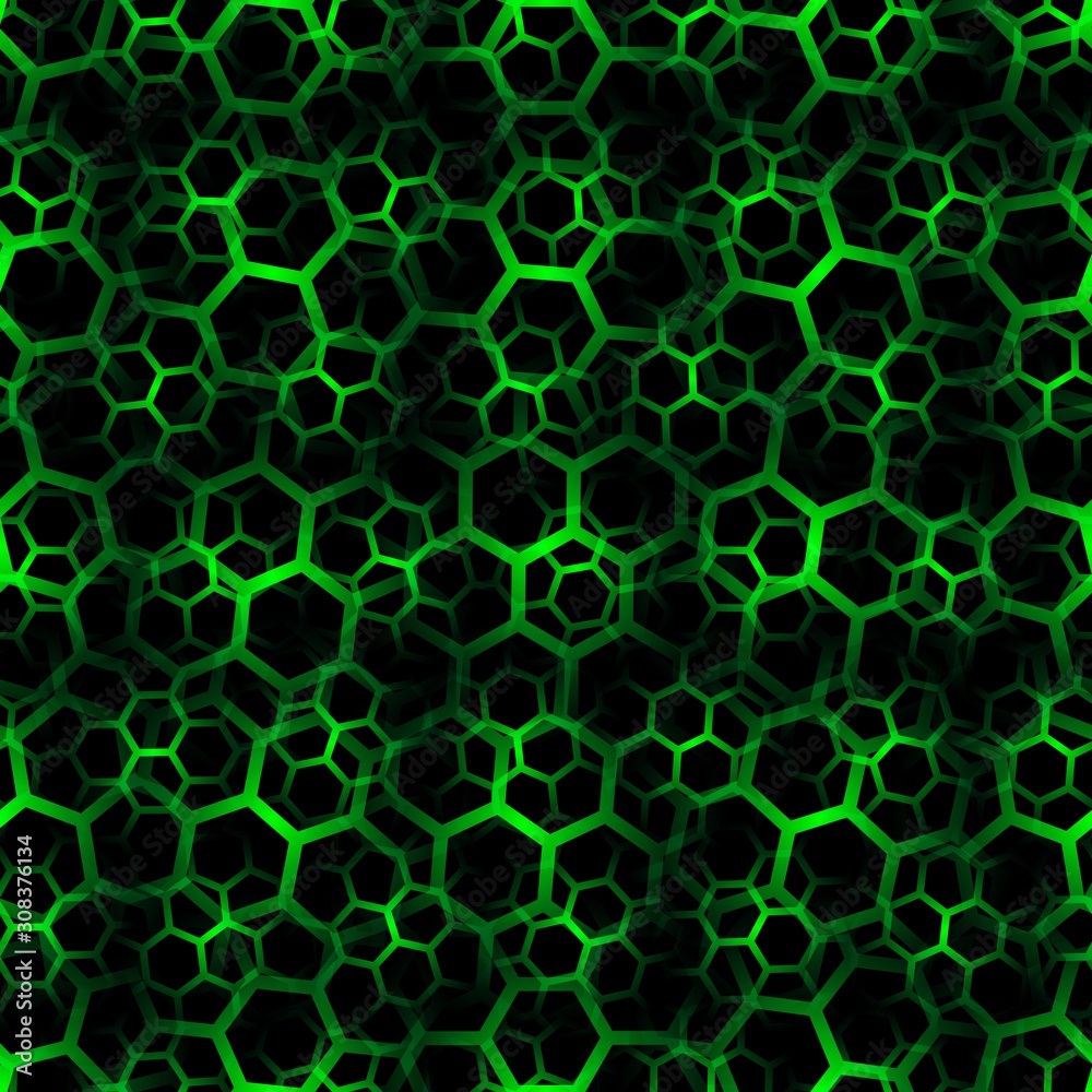 Contemporary honeycomb geometric pattern. Repeated hexagon ornament Contemporary honeycomb geometric pattern. Repeated hexagon ornament
