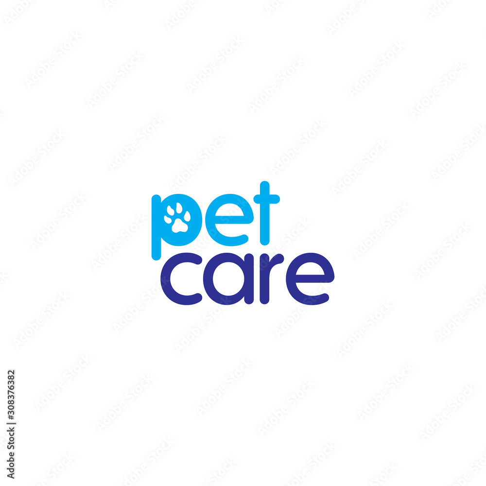 Logo Design Concept about Pet Care Services