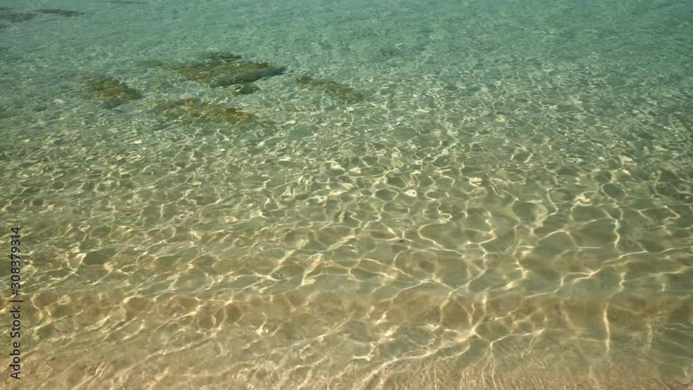 reflection in transparent water of a beach of Thailand reflection in transparent water of a beach of Thailand