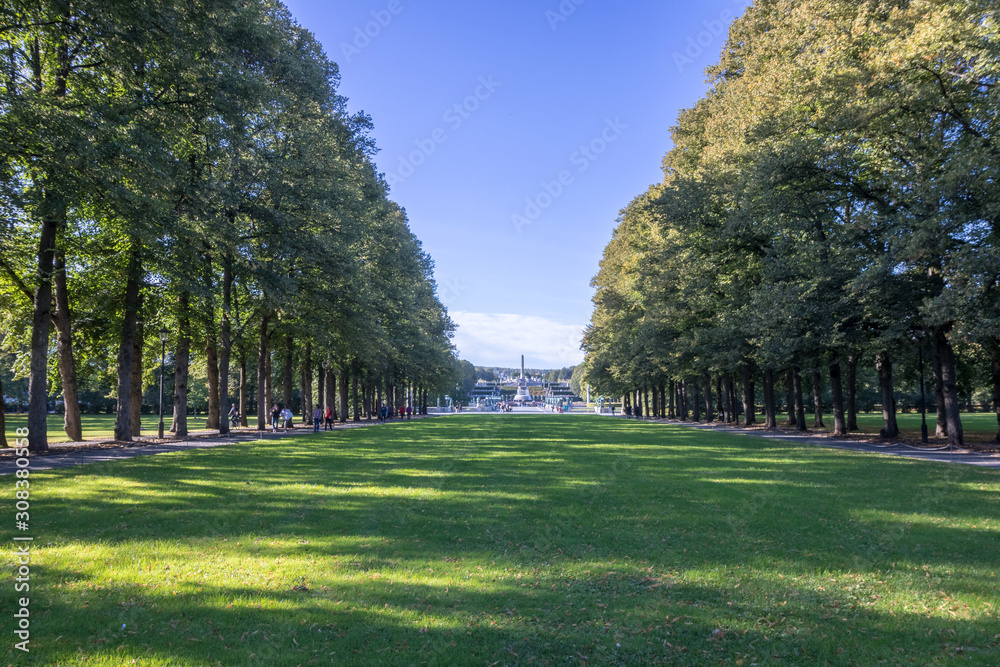 Entrance Path to Frogner Park in Oslo