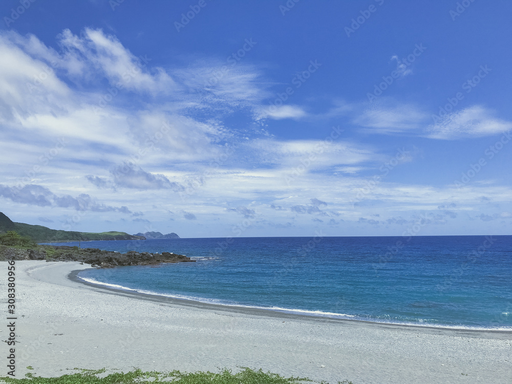 The tropic island beautiful beach