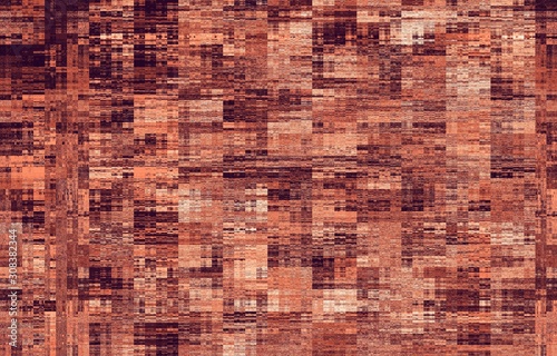 Old brick wall textured and illustrated background.